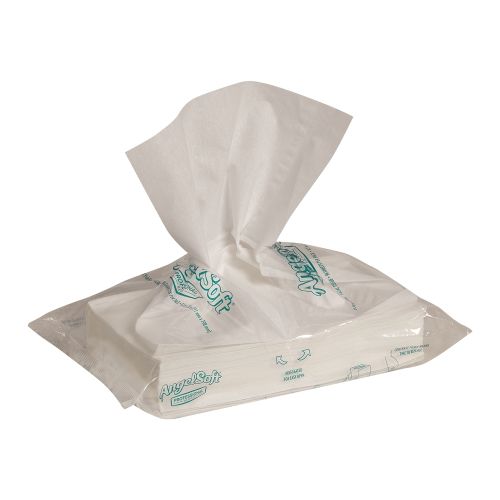 Georgia-Pacific Angel Soft Professional Series® PolyFlex®, Pañuelo Desechable para la Cara, 96 Pañuelos, Blanco